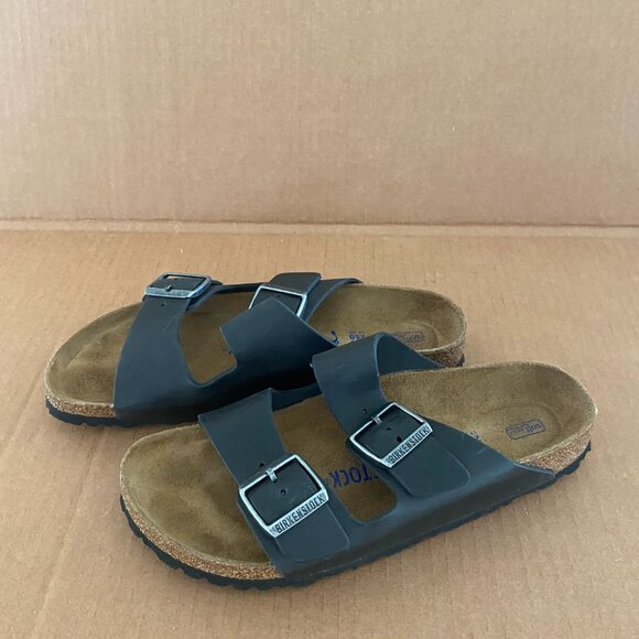 Birkenstock Arizona Black Leather | EU 40, US W 9-9.5 - Picture 2 of 6